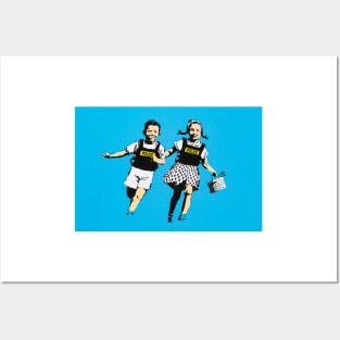 Banksy Jack and Jill Art Posters and Art